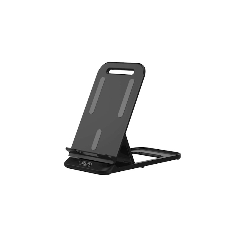 Noir Support Telephone Bureau Portable Noir Pose Téléphone Pliable 360°  Porte Smartphone Ajustable pour iPhone
