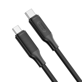DATA CABLE TYPE C / TYPE C NOIR 60W  FAST CHARGE Q265