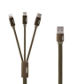 DATA CABLE 3 EN 1 TYPE C, LIGHTNING,MICRO USB  REMAX