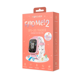 MONTRE CONNECTEE ENFANT + GPS FIND ME 2 ROSE