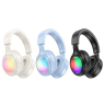 CASQUE SANS FIL HOCO + LED  NOIR W48