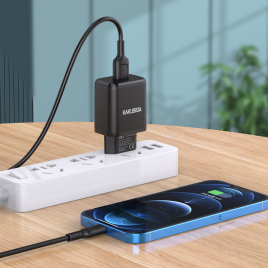 CHARGEUR USB + CABLE TYPE C FAST CHARGE 18W KAKUSIGA