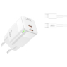 CHARGEUR SECTEUR  35W + CABLE TYPE C/TYPE C FAST CHARGE XO