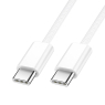 DATA CABLE TYPE C TO TYPE C 60W RENFORCE BWOO X282C BLANC