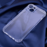 COQUE SILICONE ANTI CHOC POUR IPHONE 16 PLUS TRANSPARENTE