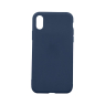 COQUE SILICONE MATE POUR IPHONE 16 BLEU MARINE