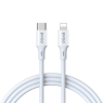 CABLE USB-C TO LIGHTNING 27W BWOO X283 BLANC