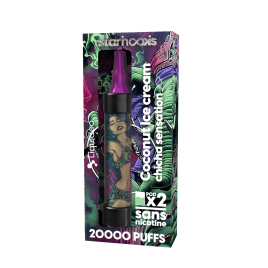 STARHOOKS CHICHA20000 PUFFS Coconut Ice Cream + 2 PODS