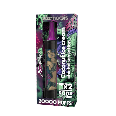 STARHOOKS CHICHA20000 PUFFS Coconut Ice Cream + 2 PODS