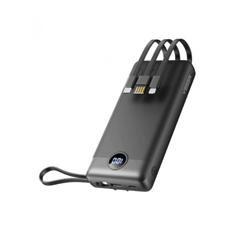 POWER BANK 10000MAH / FAST CHARGE 20W + ECRAN LCD  NOIR HOCO