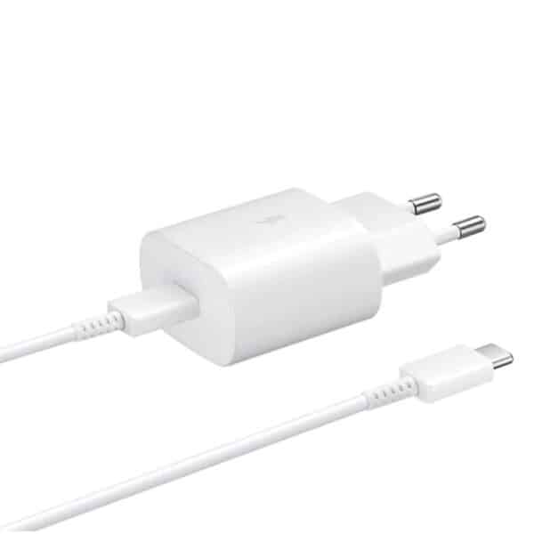 SAMSUNG SUPER FAST CHARGE 25W + CABLE TYPE C / TYPE C