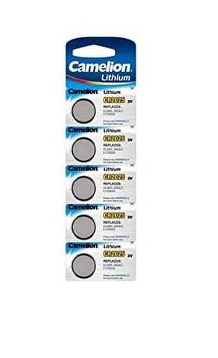 PACK DE 5 PILES BOUTONS LITHIUM 3V CR 2016 T & E