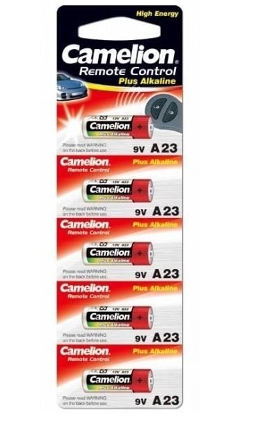 PILES ALCALINE 12 VOLT 23 A POUR TELECOMMANDE  PAR 5 PIECES