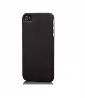 COQUE ARRIERE RIGIDE STAX TOUCHE GRANULE NOIR POUR IPHONE 5/5S/SE SOUS BOITE BLISTER