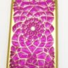 COQUE ARRIERE IPHONE 7 SILICONE STRASS ROSE