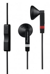 KIT PIETON STEREO CORDON 1,2 mètre MICRO ET TELECOMMANDE COMPATIBLE APPLE IPOD IPAD IPHONE 4/5/6 PIONEER SE-CE511l-W NOIR