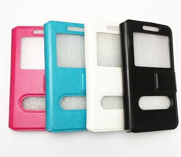 HOUSSE ETUI UNIVERSEL TAILLE 5.0/5,7 '' GRANDE FENETRE BLEU