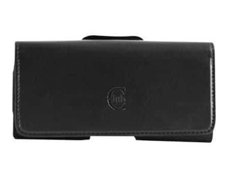 HOUSSE ETUI CEINTURE HORIZONTALE TAILLE XL UNIVERSELLE NOIRE BIG BEN COLLECTION