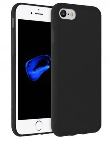 COQUE SILICONE SOUPLE IPHONE 7/8 NOIRE