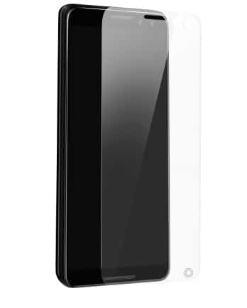 FILM GOOGLE PIXEL 3 XL VERRE TREMPE 360 ° AVANT ARRIERE 9H+ FORCE GLASS + KIT DE POSE