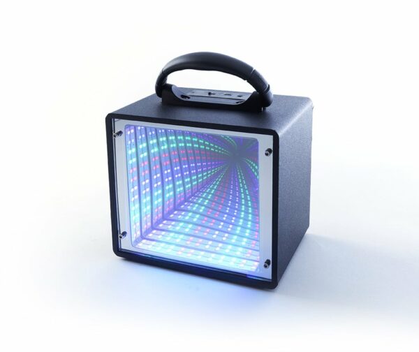 ENCEINTE LUMINEUSE  3D MIRROR LEDWOOD LED-5085BT BLUETOOTH NOIRE
