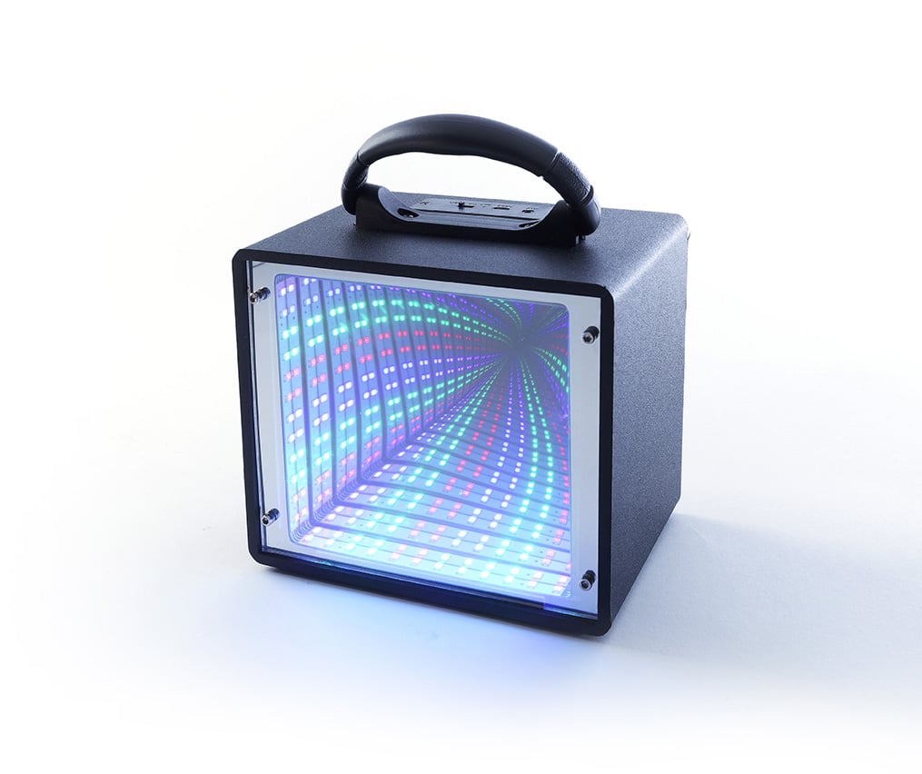 ENCEINTE LUMINEUSE  3D MIRROR LEDWOOD LED-5085BT BLUETOOTH NOIRE