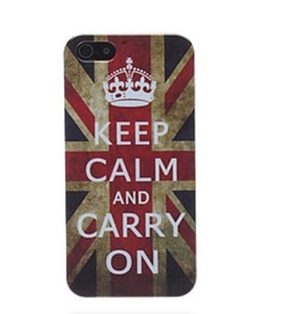 COQUE IPHONE 5/5S/SE  STAX RIGIDE UK LOGO