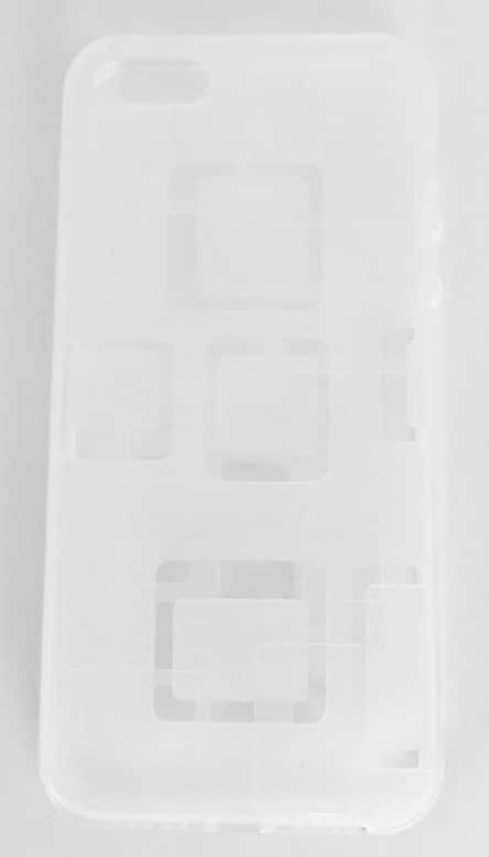 COQUE IPHONE 5/5S/SE STAX SOUPLE TRESSEE TRANSPARENTE