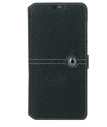 HOUSSE ETUI FOLIO HUAWEI Y7 2019 FACONNABLE NOIRE