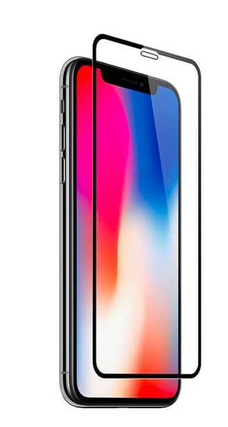 FILM IPHONE 11 VERRE TREMPE 5D INCURVE BORDS NOIRS SOUS BLISTER