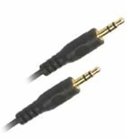 CABLE AUDIO JACK JACK 3,5 MM NOIR SOUS BOITE BLISTER
