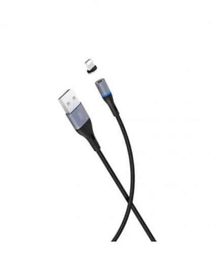 DATA XO MAGNETIQUE LIGHTNING NOIR 2A + LED