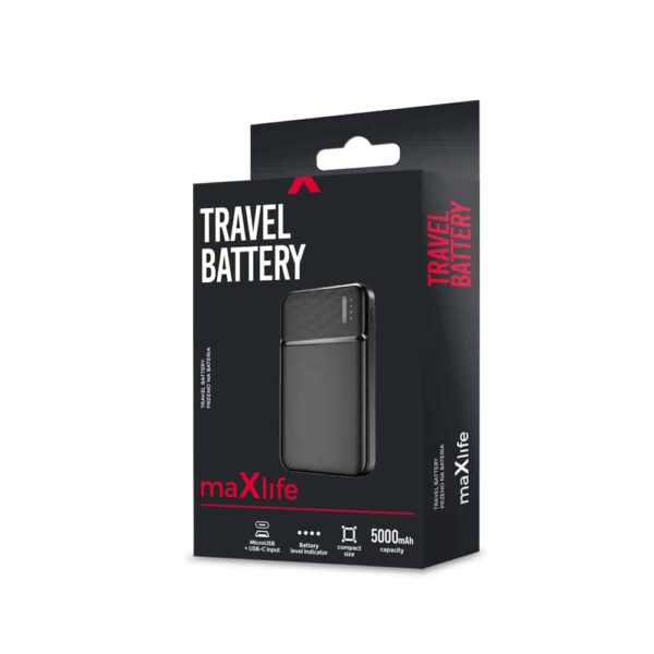 POWER BANK 5000MAH MAXLIFE