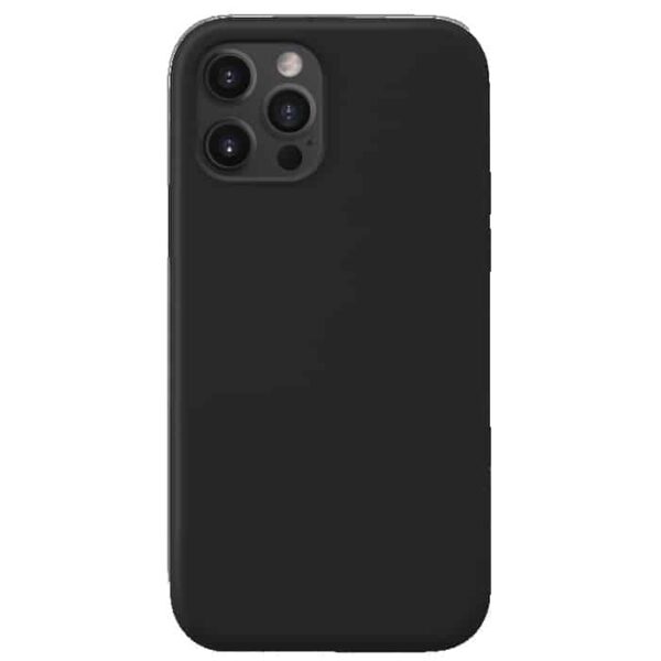 SILICONE IPHONE 12 PRO MAX 6.7P NOIRE