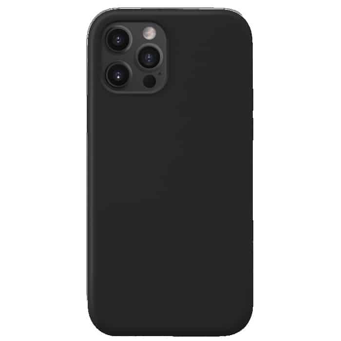 SILICONE IPHONE 12 PRO MAX 6.7P NOIRE