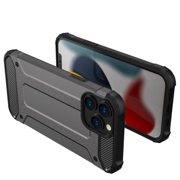 ETUI SILICONE NOIR HYBRID ARMOR IPHONE 13 / 6,1 P