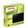 DISQUE DUR TOSHIBA CANVIO BASICS 500 GIGA USB 3.0 NOIR