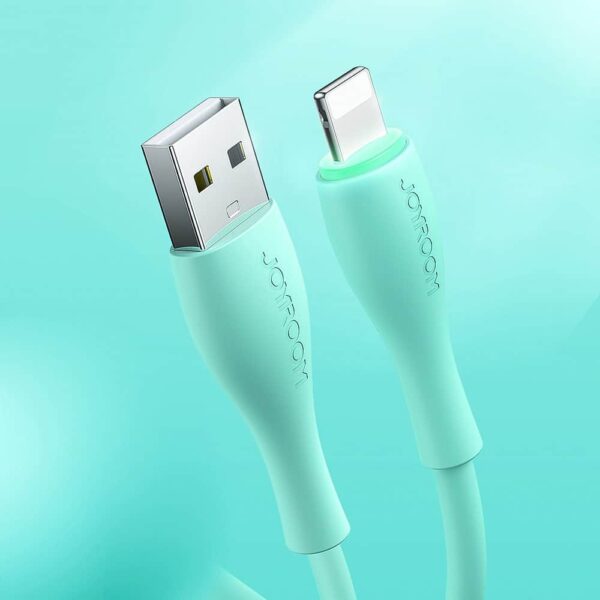 DATA CABLE USB LIGHTNING 2,4 A 1M JOYROOM M8 VERT