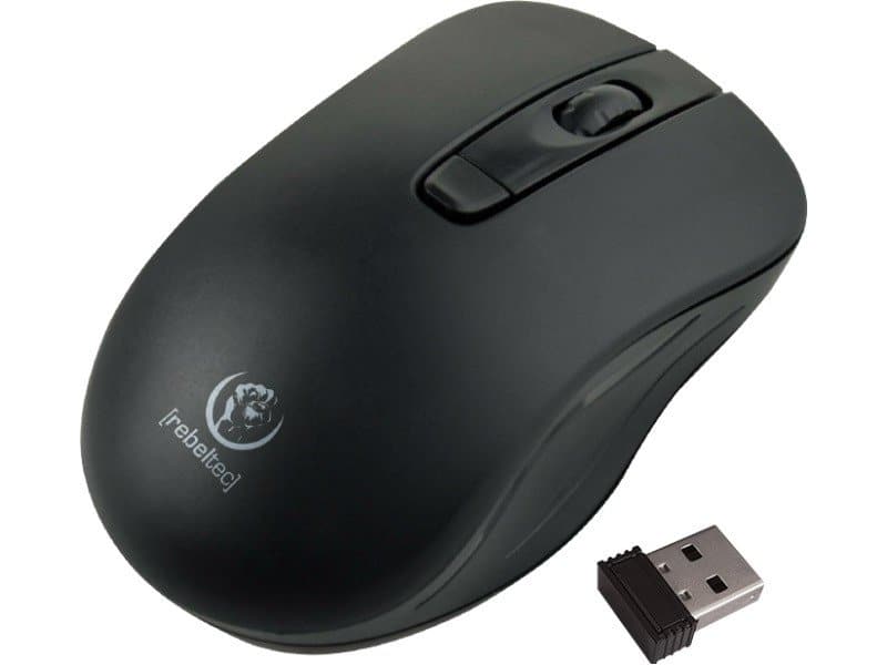 SOURIS SANS FIL OPTICAL REBELTEC NOIRE