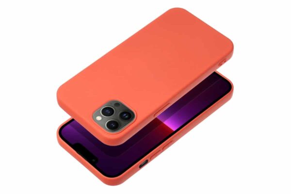 COQUE SILICONE LITE IPHONE 14 PRO ORANGE