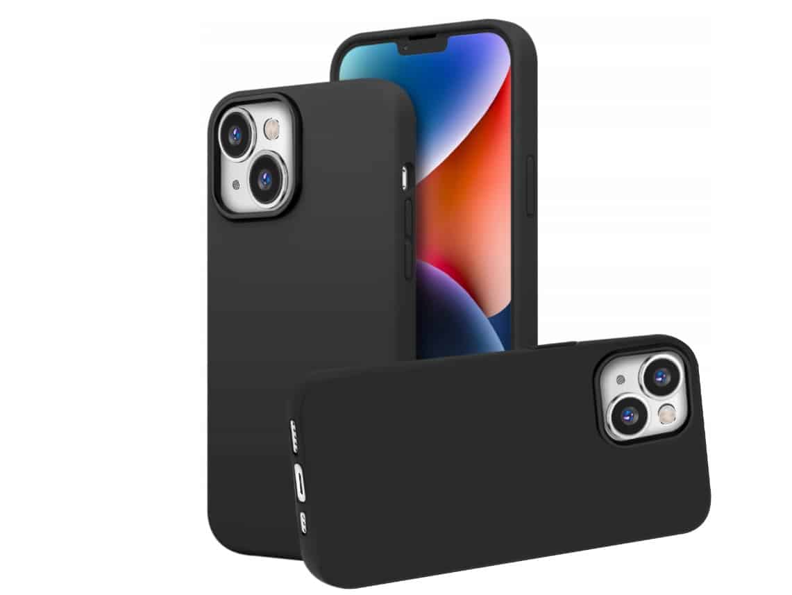 ETUI MATT TPU IPHONE 14 PLUS 6,7 NOIR