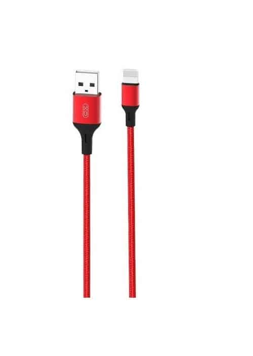 DATA CABLE LIGHTNING XO NB103 ROUGE 2A FAST CHARGE