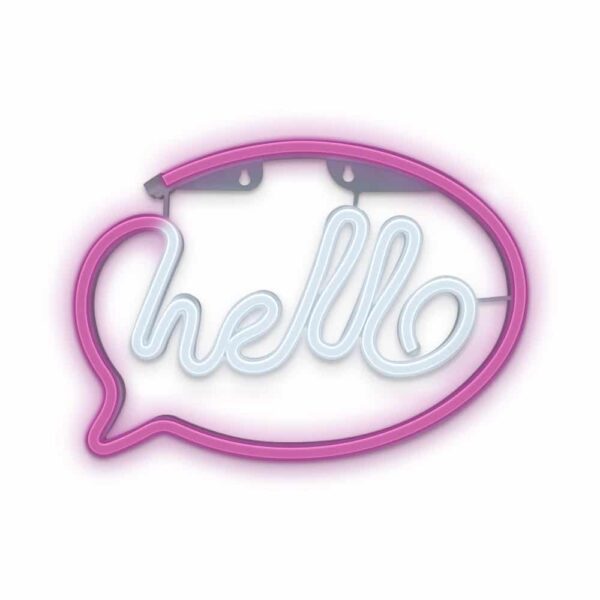 MINI ENSEIGNE LED HELLO