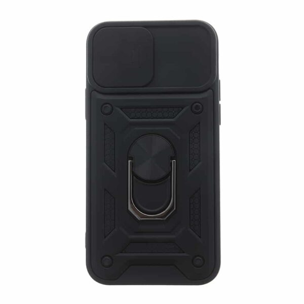 COQUE ANTI CHOC DEFENDER IPHONE 14 6.1P NOIRE