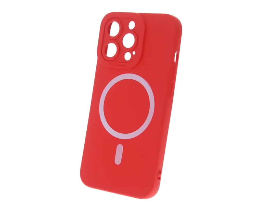 COQUE SILICONE MAGSAFE IPHONE 14 ROUGE 6.1P