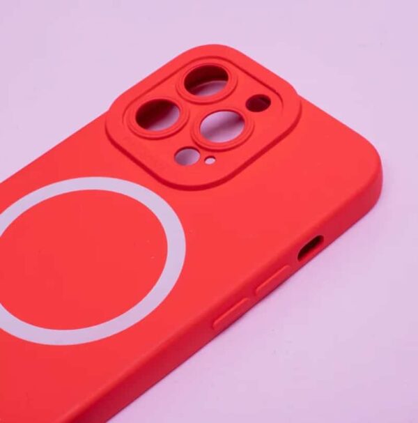 COQUE SILICONE MAGSAFE IPHONE 14 PLUS ROUGE 6.7P