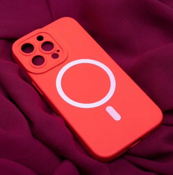 COQUE SILICONE MAGSAFE IPHONE 14 PRO ROUGE 6.1P