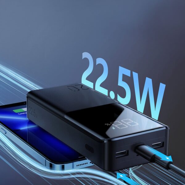 JOYROOM POWER BANK 20000 mAh 15W 2 USB CHARGE RAPIDE JRT014