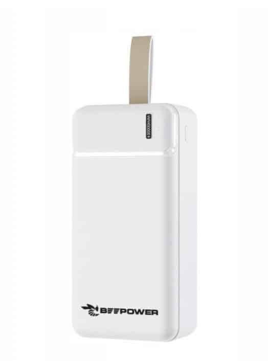 BEE POWER  20000 mAh 2 USB TYPE C  MICRO USB BLANC