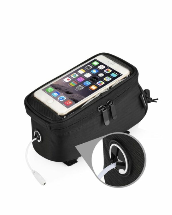 WOZINSKY SACOCHE DE VELO ETANCHE WBB2BK NOIR